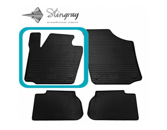 Skoda Rapid (2012-2019) килимок передній лівий (Stingray), ціна: 836 грн.