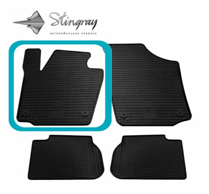 Seat Toledo IV (2012-2019) килимок передній лівий (Stingray), ціна: 595 грн.