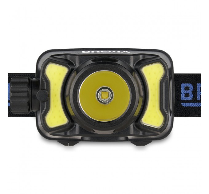 Фонарь налобный Brevia 600Lm, 3W CREE XPG+COB, 1200mAh/3xAAA, белый/красный, цена: 899 грн.