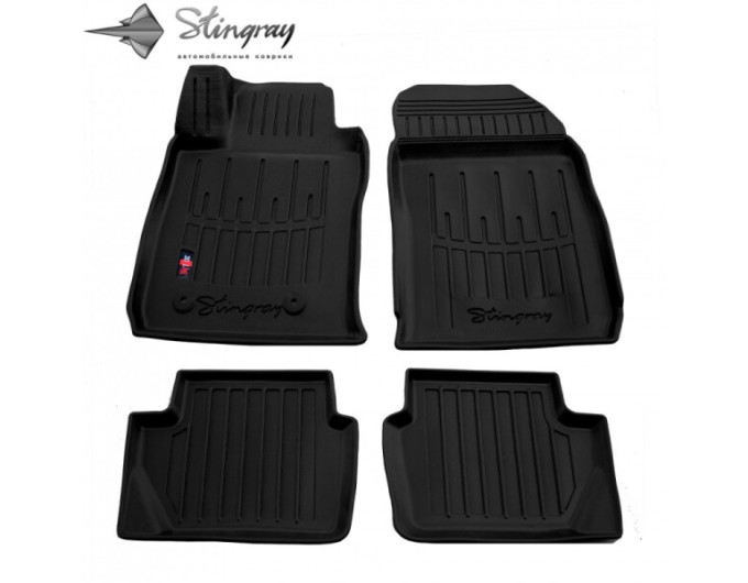 Ford Fiesta (Mk7) (USA) (2010-2017) комплект 3D ковриков с 4 штук (Stingray), цена: 1 870 грн.