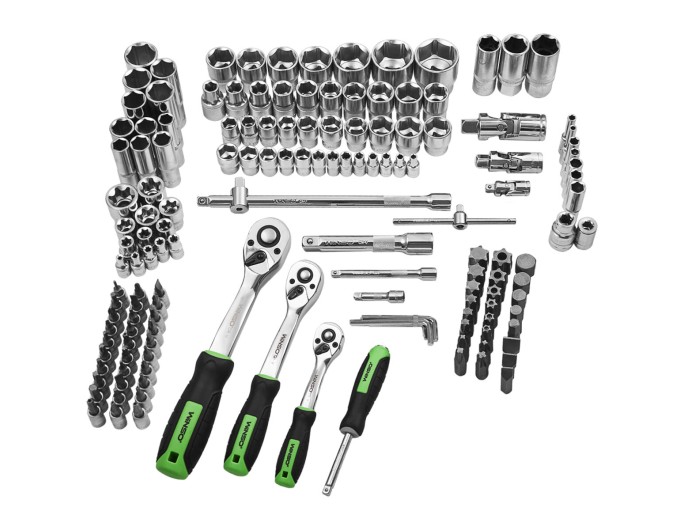 Профессиональный набор инструментов в кейсе Winso Pro 1/2", 1/4", 3/8" 72T, CR-V, 150ед., цена: 5 140 грн.