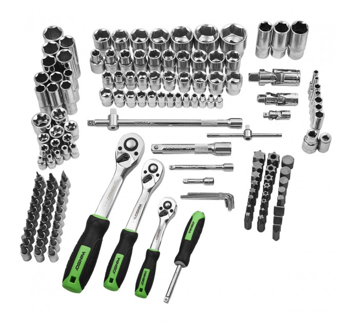 Профессиональный набор инструментов в кейсе Winso Pro 1/2", 1/4", 3/8" 72T, CR-V, 150ед., цена: 5 140 грн.