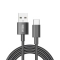 Кабель Brevia USB to Type-C 2,4А 1м, чорний box, ціна: 117 грн.