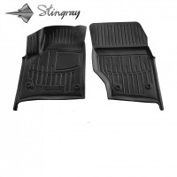 Volkswagen Touareg I (7L) (2002-2010) комплект 3D килимків з 2 штук (Stingray)