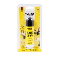 Ароматизатор Winso Magic Spray Vanilla, 30мл 532610 в виде спрея Ароматизатор Winso Magic Spray Vanilla, 30мл 532610 в виде спрея