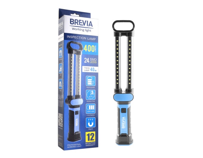 Фонарь инспекционный Brevia LED 24SMD 40см 400lm 2000mAh microUSB, цена: 1 343 грн.