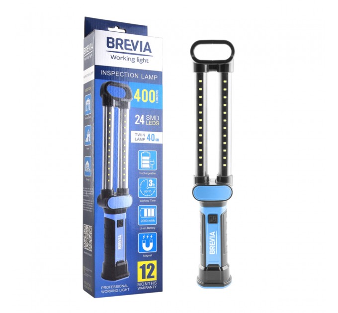 Фонарь инспекционный Brevia LED 24SMD 40см 400lm 2000mAh microUSB, цена: 1 275 грн.