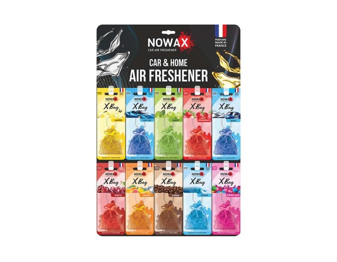 Ароматизатор Nowax X Bag, дисплей 30шт набір, ціна: 2 096 грн.