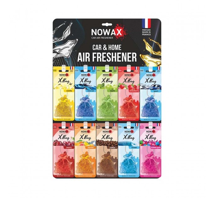 Ароматизатор Nowax X Bag, дисплей 30шт набір, ціна: 1 896 грн.