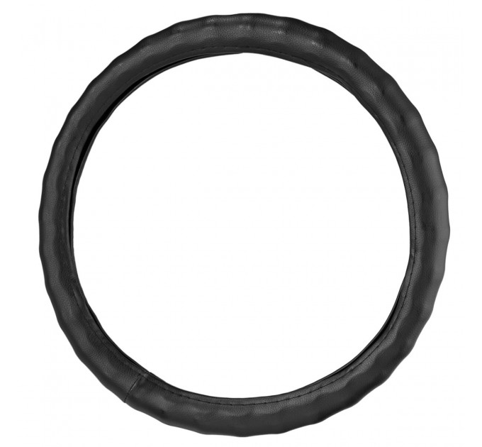 Чохол на кермо Carlife 39 - 41см, екошкіра, чорний, один шов SW142L, ціна: 272 грн.