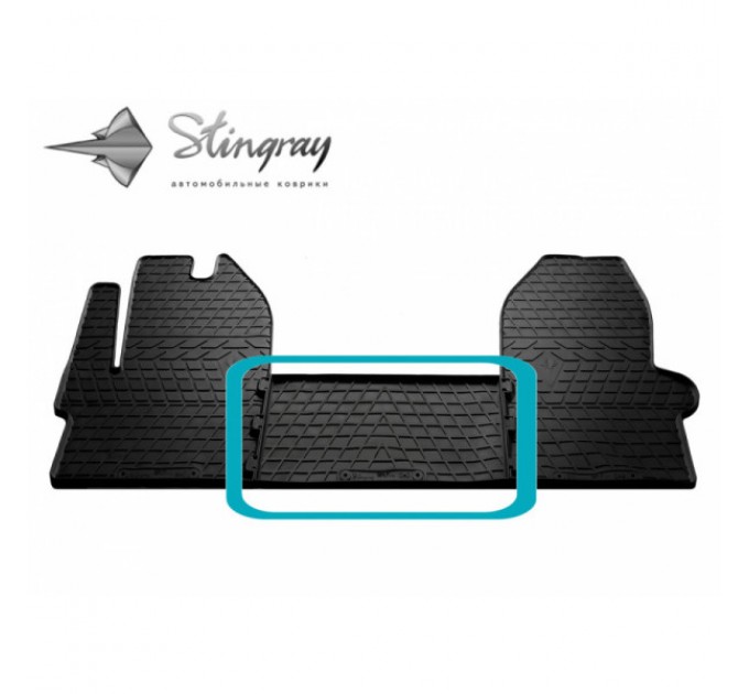 Iveco Daily VI (2014-...) килимок передній середній (Stingray), ціна: 760 грн.