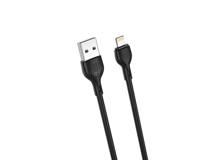 Кабель XO USB to Lightning 2,1А 2м чорний, ціна: 59 грн.
