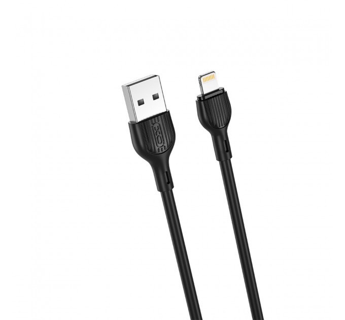 Кабель XO USB to Lightning 2,1А 2м черный, цена: 39 грн.