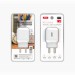 Сетевое зарядное устройство для XO L37 белый, цена: 89 грн.