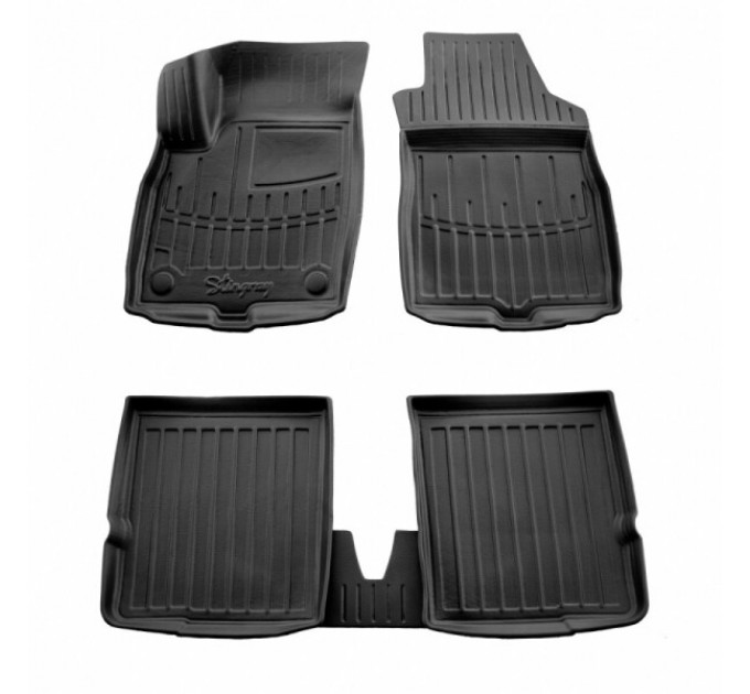 Fiat Panda ІІ (169) (2003-2012) комплект 3D ковриков с 5 штук (Stingray), цена: 1 870 грн.