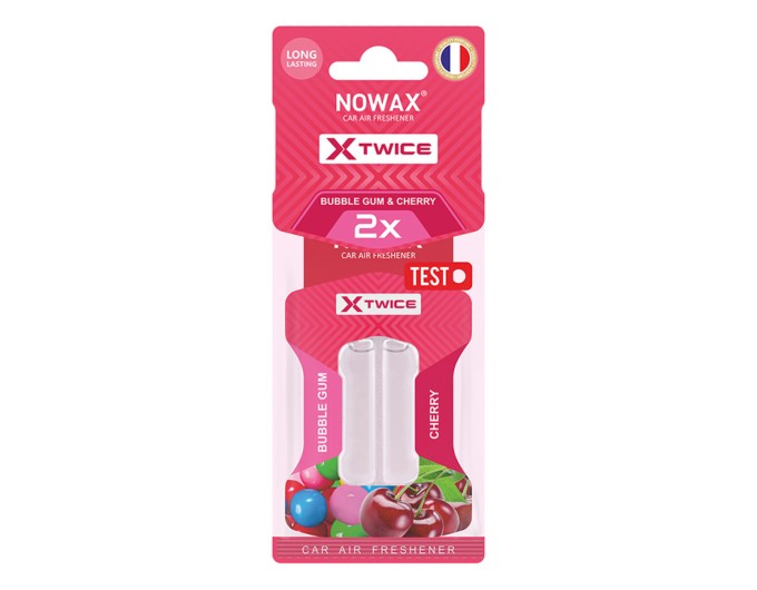 Ароматизатор з подвійною капсулою Nowax X Twice - Bubble Gum & Cherry, ціна: 73 грн.