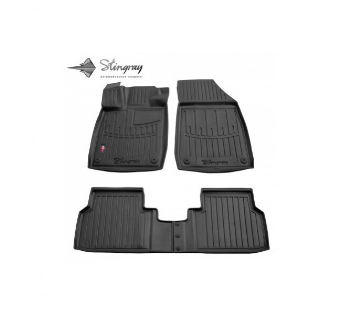 Skoda ENYAQ iV (2021-) комплект 3D килимків з 4 штук (Stingray), ціна: 1 287 грн.