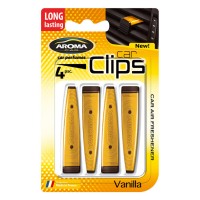 Ароматизатор Aroma Car Clips Vanilla, 4x5g жидкий