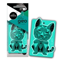 Ароматизатор Aroma Car Cellulose Geo Cat - Turquoise Oud Touch сухой