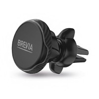 Держатель телефона автомобильный Brevia AirClip MagButton на дефлектор, 4 магнита
