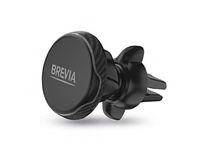Тримач телефону автомобільний Brevia AirClip MagButton на дефлектор, 4 магніти, ціна: 279 грн.