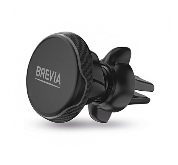 Держатель телефона автомобильный Brevia AirClip MagButton на дефлектор, 4 магнита, цена: 219 грн.