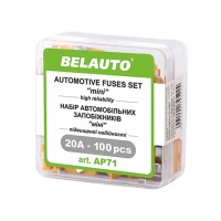 Набір запобіжників Белавто "міні", 20А, 100шт