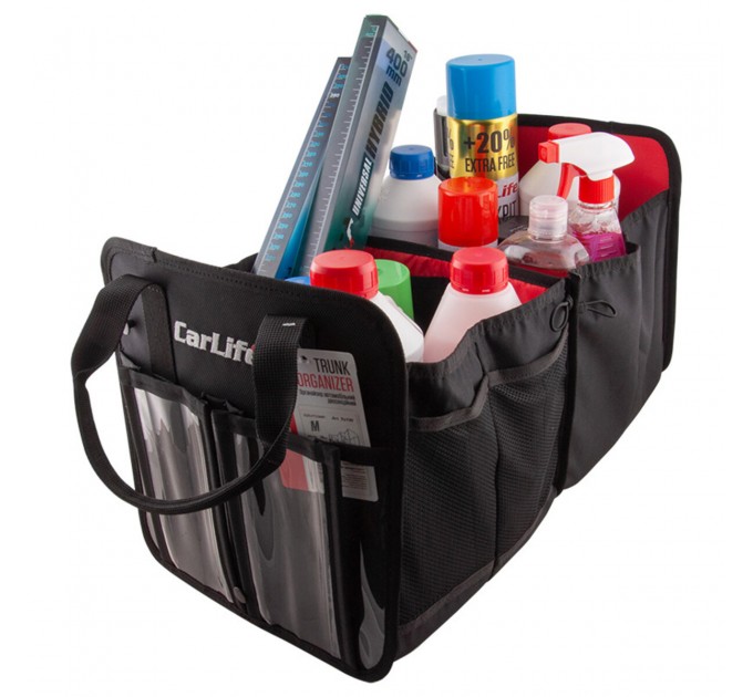 Сумка органайзер CarLife (трансформер) M 55х29х29см Тк. PVC 1680 D чорна, ціна: 1 506 грн.