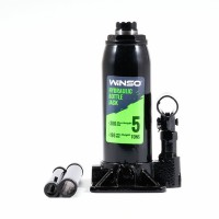 Домкрат гідравлічний пляшковий Winso 5т 195-380мм у кейсі
