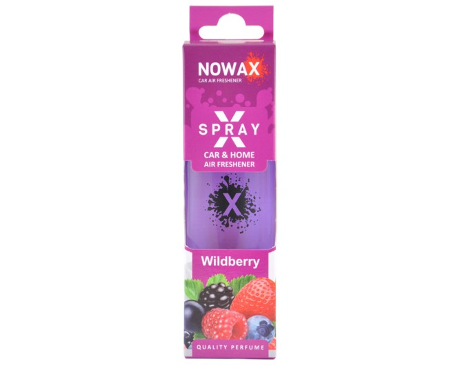 Ароматизатор Nowax X Spray Wildberry в коробці, ціна: 140 грн.