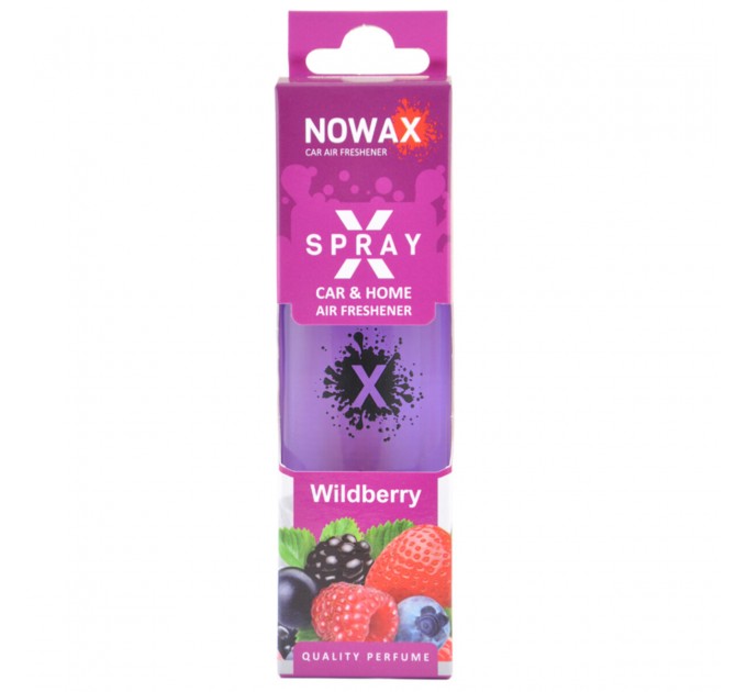 Ароматизатор Nowax X Spray Wildberry в коробці, ціна: 140 грн.