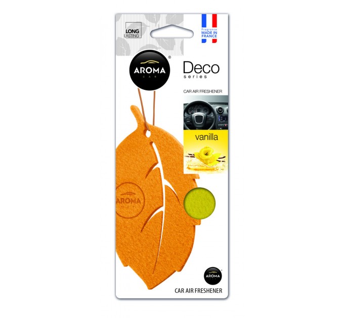Ароматизатор Aroma Car Deco Leaf Vanilla сухой, цена: 83 грн.