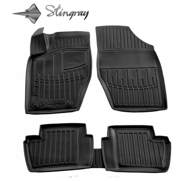 Citroen C4 (L) (2004-2010) комплект 3D ковриков с 5 штук (Stingray), цена: 1 287 грн.