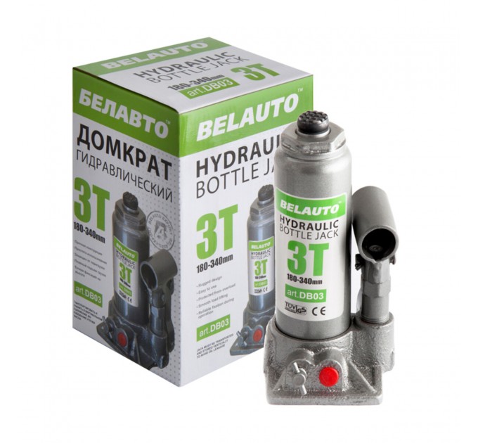 Домкрат гідравлічний пляшковий БелАвто 3т 180-340мм, ціна: 891 грн.