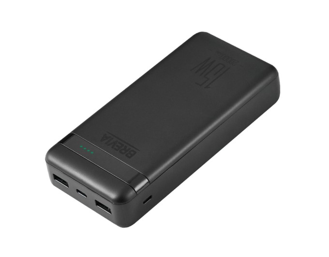 Повербанк (Power Bank) Brevia 20000mAh 15W Li-Pol чорний, ціна: 855 грн.