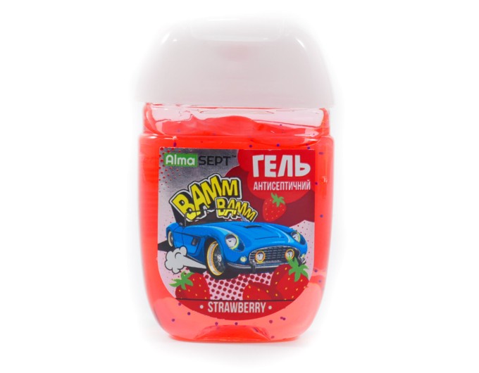 Антисептичний гель Alma Sept для рук PopArt Strawberry 40мл, ціна: 42 грн.