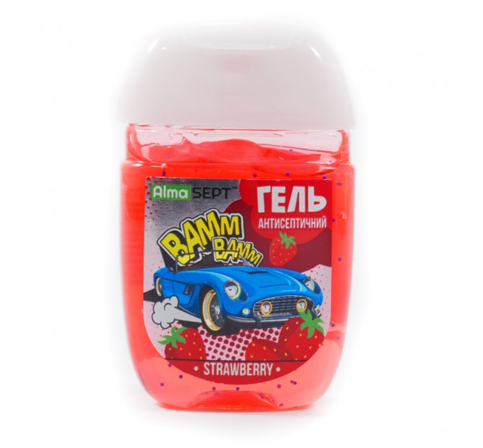 Антисептичний гель Alma Sept для рук PopArt Strawberry 40мл, ціна: 39 грн.
