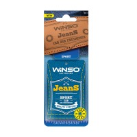 Освіжувач повітря Winso Jeans, целюлозний ароматизатор, Sport