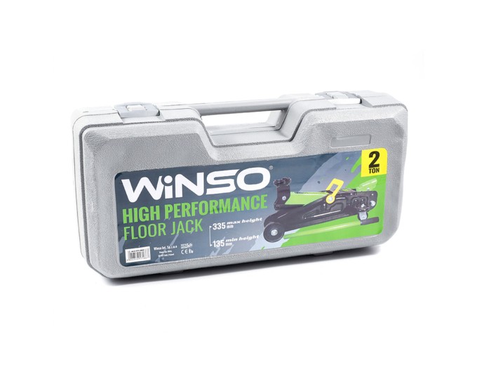 Домкрат гідравлічний підкатний Winso 2т 135-335мм у кейсі, ціна: 2 135 грн.