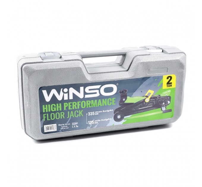 Домкрат гідравлічний підкатний Winso 2т 135-335мм у кейсі, ціна: 2 024 грн.