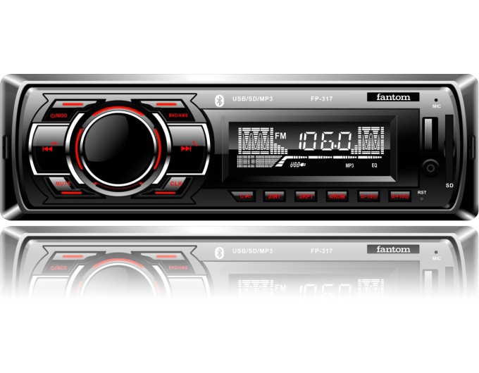 Автомагнітола FANTOM FP-317 Black/Red, ціна: 1 076 грн.