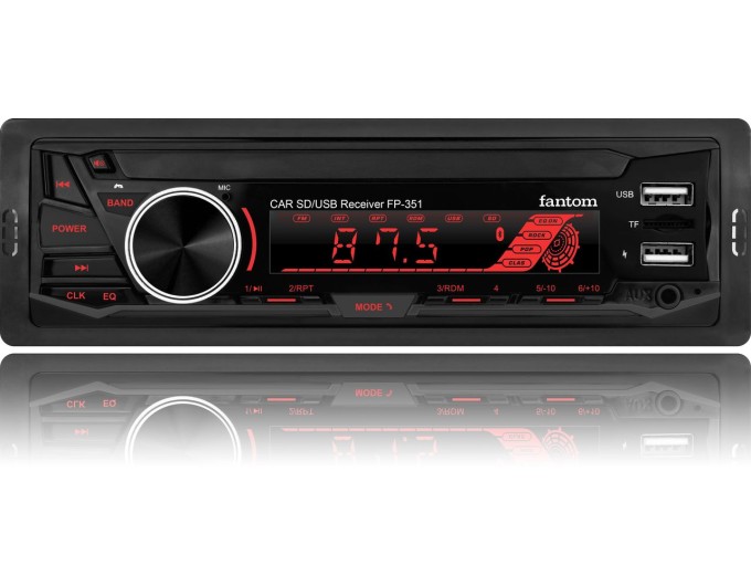 Автомагнитола FANTOM FP-351 Black/Multicolor, цена: 1 285 грн.