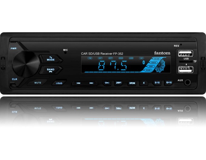 Автомагнитола FANTOM FP-352 Black/Multicolor, цена: 1 285 грн.