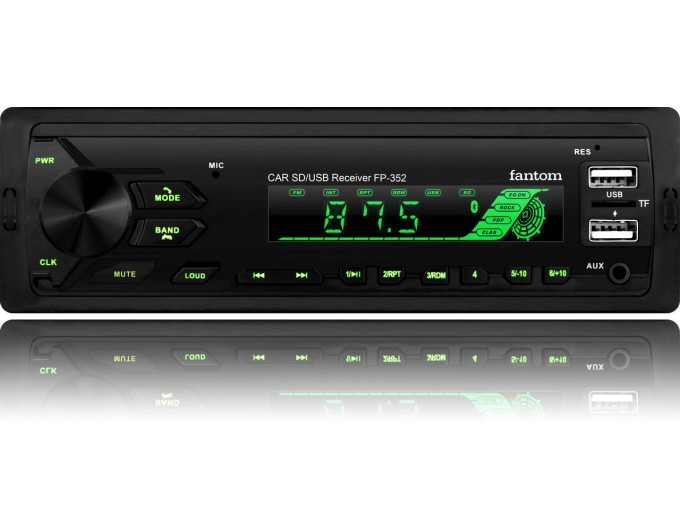 Автомагнитола FANTOM FP-352 Black/Multicolor, цена: 1 285 грн.