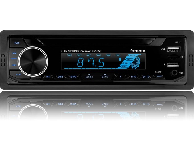 Автомагнитола FANTOM FP-353 Black/Multicolor, цена: 1 285 грн.