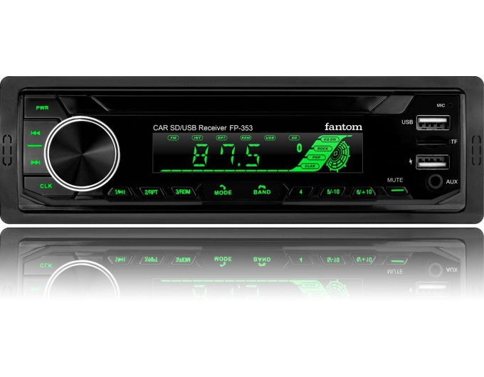 Автомагнитола FANTOM FP-353 Black/Multicolor, цена: 1 285 грн.