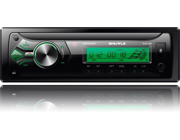 Автомагнітола SHUTTLE SUD-388 Black/Green, ціна: 2 026 грн.