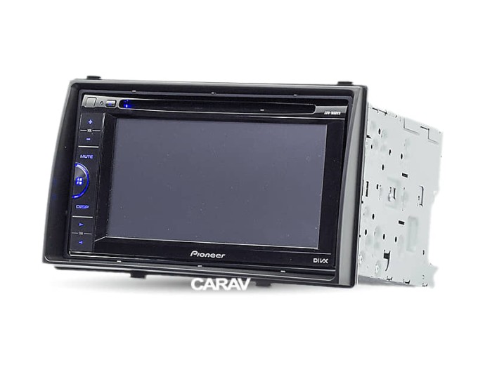 Перехідна рамка для 2 DIN автомагнітоли, 173 x 98 мм, 178 x 102 мм; CARAV 11-066, ціна: 1 723 грн.