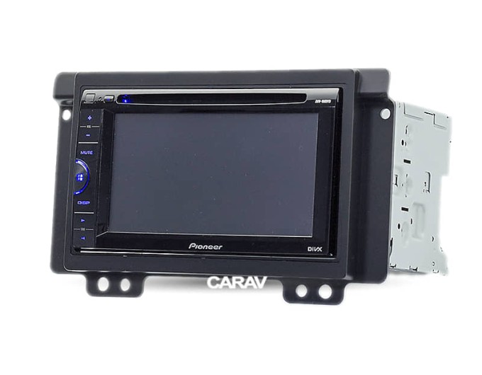Перехідна рамка для 2 DIN автомагнітоли, 173 x 98 мм, 178 x 102 мм; CARAV 11-076, ціна: 2 478 грн.