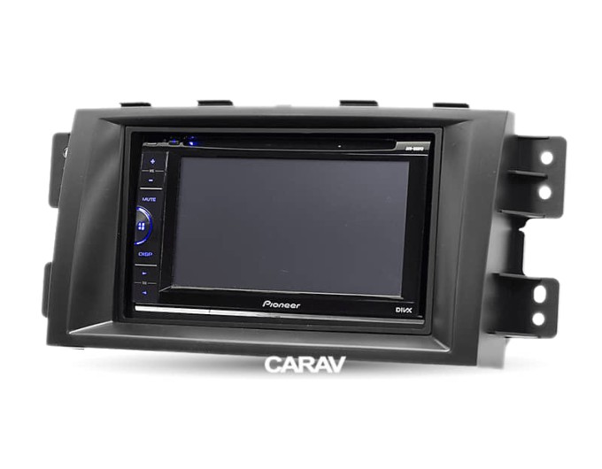 Переходная рамка для 2 DIN автомагнитолы, 178 x 102 мм, 185 x 107 мм; CARAV 11-145, цена: 2 453 грн.